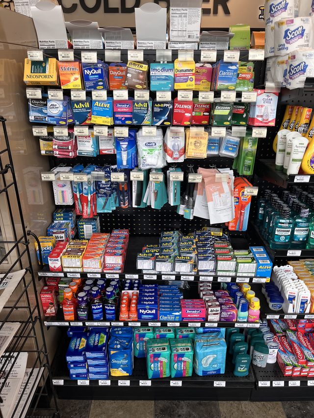 Health and beauty aisle