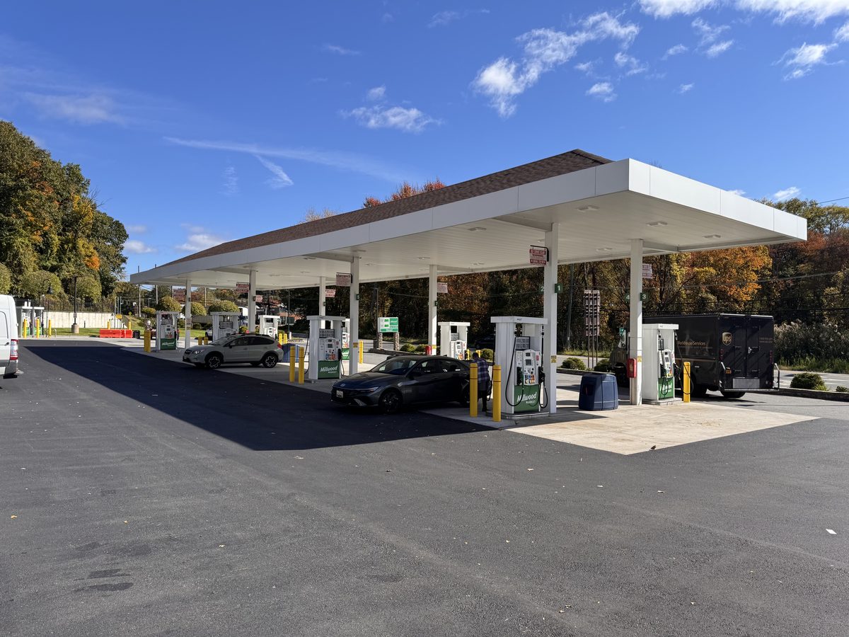 Fuel canopy and pumps