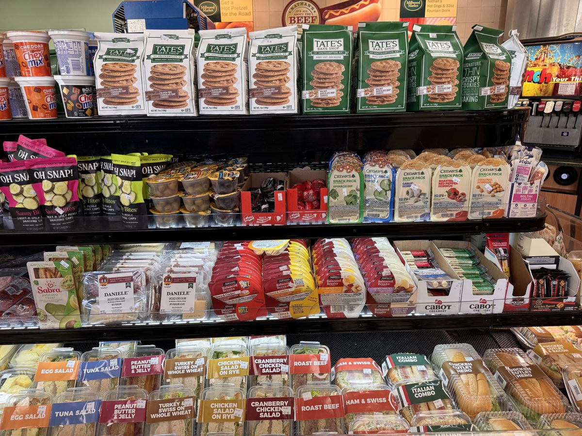 The fresh case: snack packs, cheese, sandwiches